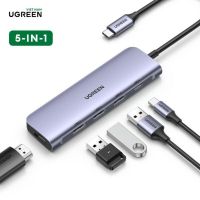 Bộ chuyển đổi Type C ra 3 cổng USB 3.0+ HDMI + tích hợp nguồ PD Ugreen 50209