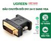 dau-chuyen-doi-dvi-245-sang-vga-15-chan-ugreen-20122-dau-ket-noi-ma-vang-24k - ảnh nhỏ  1